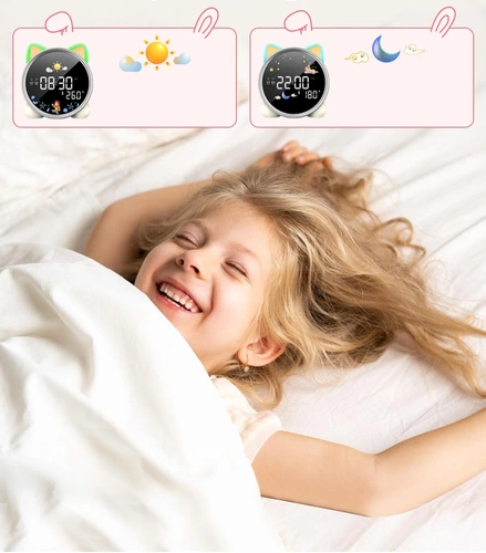 SG-7-W | Despertador con luz LED | Mirar con un cronómetro