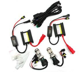 H4 H / L  HID Lampen Scheinwerfer Nachrüstsatz Set | Bi-Xenon-Brenner kit und Xenon-Licht Ballasts | HID Vorschaltgerät SLIM DC