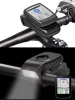 Lampă de bicicletă LED 3 în 1 cu claxon | Suport pentru computer GPS sau telefon Garmin | Iluminare inteligentă cu baterie încorporată | 05BQ0062