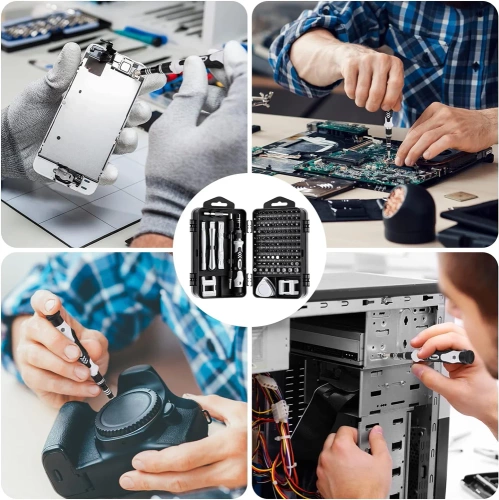 JKL-115in1 | Conjunto de ferramentas de precisão | Conjunto de chave de fenda universal