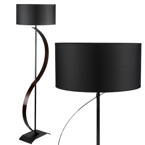  DYT-L400-NOIR | Lampadaire noir | Éclairage moderne | Lampadaire en métal 