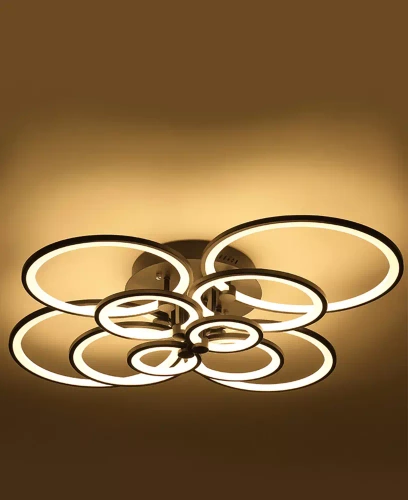 RLG-C180W-B | Kelių dalių Modernus pakabinamas šviestuvas | LED | Juoda