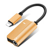 UA-001 | Rayo (iPhone) - Rayo, Jack | Adaptador de audio 2 en 1 para iPhone