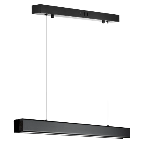 LED-Pendelleuchte | rechteckig, 60 cm, 24 W, Fernbedienung | schwarz | SX41-60CM-24W-BK