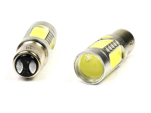 Autó LED izzó BA15S COB 7,5W