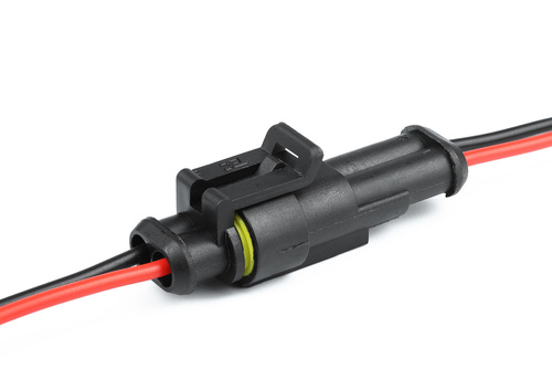 SW-D | Hermetic 2 pin Superseal connector | Plug, connector, bundle, socket, cube