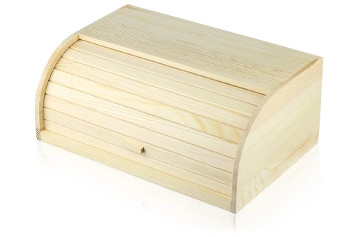 FC-B405-Bamboo | Classic bamboo bread box | bread container 