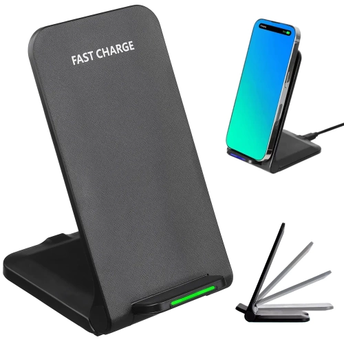 N700-Black | Fast Charge QI 15W Inductive Charger