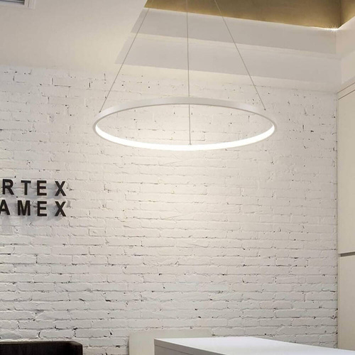 RLK-C01-30W-W | Lâmpada pendente moderna de uma peça | LED | Branco