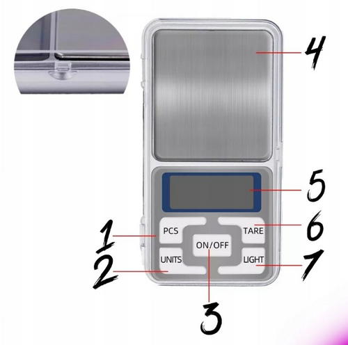 DH-68B-500g | Pocket jewelry scale | digital precision