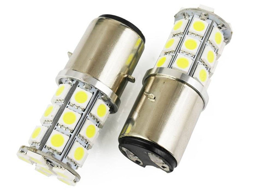 Bombilla LED para coche BA20D 27 SMD 5050
