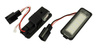 LHLP016S28 Iluminação LED da placa VW Golf 4 5 6, Passat B6 B7 CC, Polo, Seat Leon, Ibiza, Porsche Cayenne 