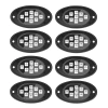 Car lamps | RGB LED | 8 pieces