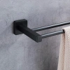 MJR-60CM-2-ZWART | Handdoekrek | Badkamer wandhouder | Badkamerrail