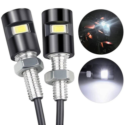 Screw lights for highlighting LED COB license plate