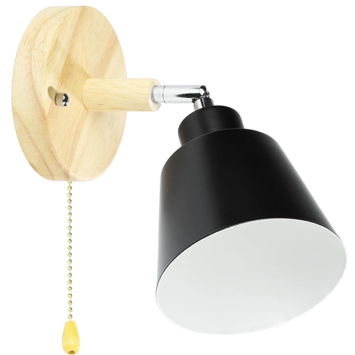 BD-C121B | Wall lamp, wall lamp with a switch, E27 moving spotlight