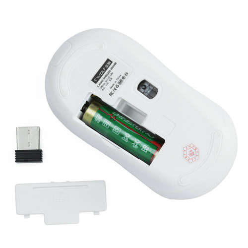 Q18 | Wireless office optical computer mouse | 1000 DPI | White