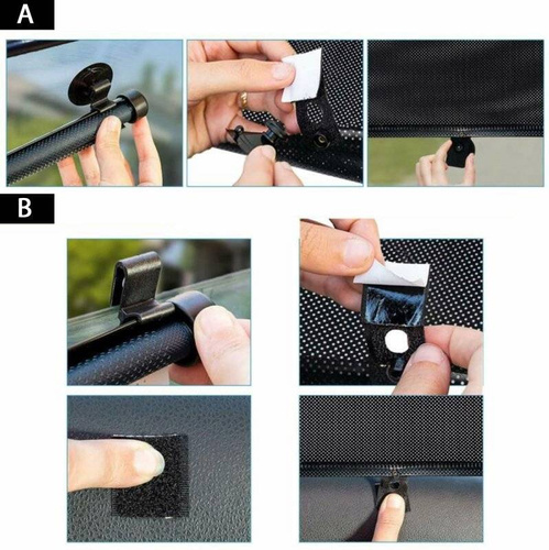 SB-01 | Mesh blind for the car window | 40x45 cm