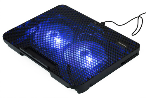 N99 | Almohadilla de enfriamiento - soporte para computadora portátil 11-17'' | Doble 120 mm