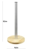 TH-325-SILVER | Kitchen paper towel stand | Paper towel holder 