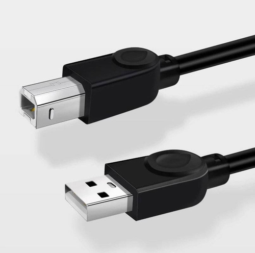 UP-5-5M-Fekete | USB-A - USB-B kábel nyomtatóhoz, szkennerhez | 5 méter