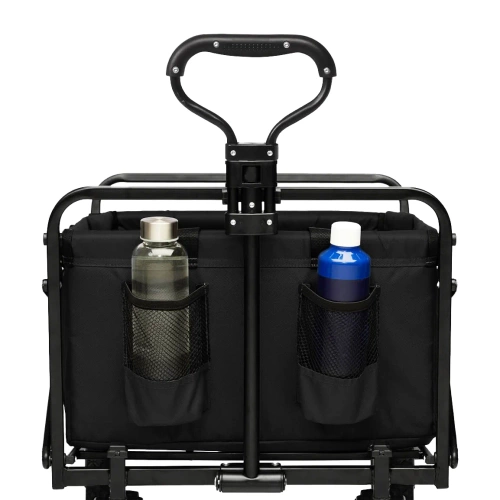 Sammenklappelig rejsevogn | Stor transportvogn 100 kg | Strandvogn 120 L | CP01-80