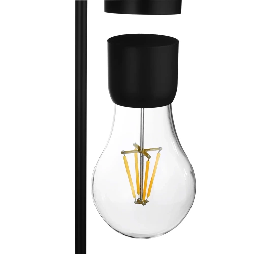 HX-S007S1-ZWART | Zwevende magnetische lamp | LED-lamp met inductieve lader | Nachtlamp