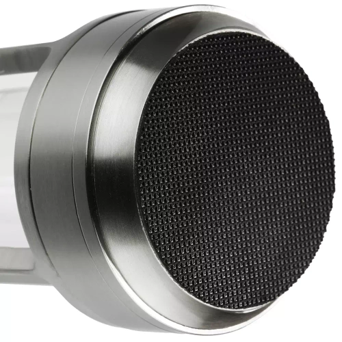 HJA27 | Camping LED stalinė lempa su įmontuota 2000mAh baterija ir jutikliniu skydeliu | 3 apšvietimo spalvos, pritemdomas | sidabras