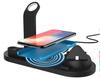 WD-02 | QI dock for Apple iPhone Airpods Watch | 15W wireless charger | 3 plugs - USB-C / Lightning / Micro USB