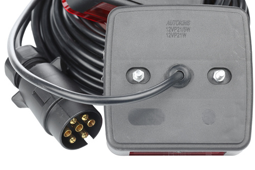 JH101B | 12-24V | Lampa tylna do przyczep, naczep, maszyn rolniczych z magnesem | do wpięcia w wiązkę instalacyjną | homologacja E4