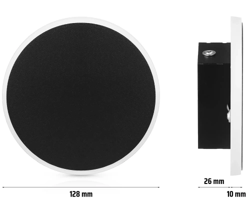 BD20-13CM-B | Applique LED | Applique ⌀13 cm | Lampe ronde moderne