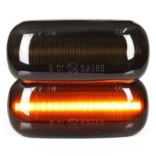 PL1812CB12-D | Luzes de sinalização laterais LED | abajur fumê | dinâmico | AUDI A3 e S3 8P, A4 e S4 e RS4 B6 B7 B8, A6 e S6 e RS6 C5 C6
