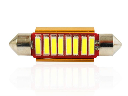 Bec LED auto C5W 8 SMD 7014 CAN BUS