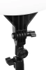 YQ-480B | Potente lampada ad anello con regolazione fluida del colore e dell&#39;intensità della luce con treppiede da 195 cm | 3 portacellulari, borsa