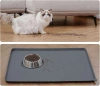  MLG-5538 | XL| Waterdichte mat geplaatst onder de voerbak | grote siliconen pad voor honden en katten