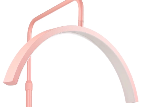 EPT-135-ROSA | Lampada per studio di tatuaggi | Lampada di bellezza a LED senza ombre | Lampada da terra per saloni di bellezza, styling ciglia e unghie