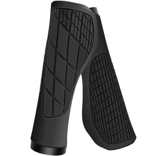 Ergonomic bike grips 22.2 mm | Anti-slip, shock-absorbing, comfortable handlebar grips | FD187