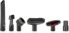 VCA-5in1-NERO | Set di punte per aspirapolvere | Bocchette universali per aspirapolvere