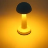 HJA11-SØLV | Trådløs bordlampe | Berøringsfølsom natlampe med justerbar lysfarve | USB MUSHROOM lampe