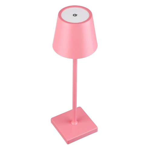 HJA28-PINK-1 | Bordlampe med indbygget batteri | Berøringsfølsom natlampe