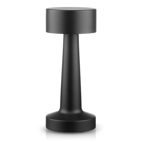 HJA10-PRETO | Candeeiro de mesa sem fio | Candeeiro nocturno sensível ao toque com cor de luz ajustável | Luz USB