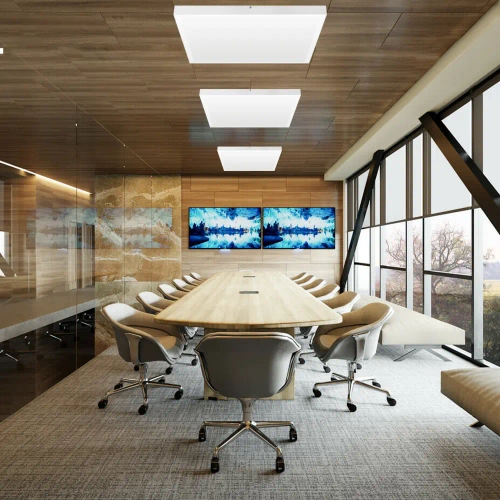 Panneau de plafond à LED | Plafonnier apparent 60x60cm | 60W, 5760lm | blanc