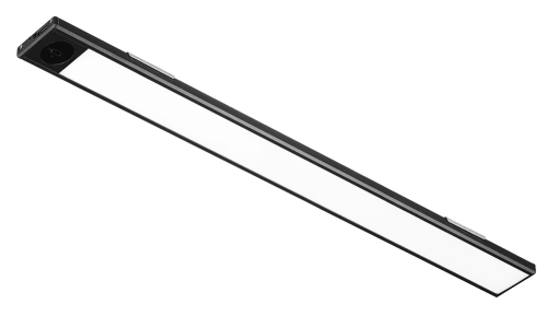 HSL-S40CM-NERO | Lampada da arredamento con sensore di movimento | Lampada notturna senza fili con sensore | Lampada sottopensile a LED, 40 cm