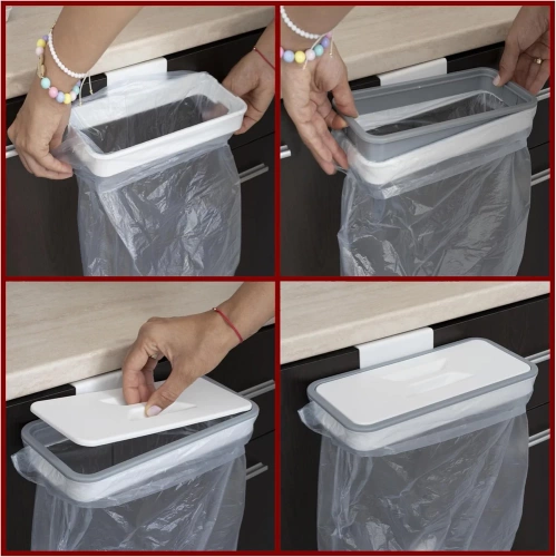 HST-342 | Hanging trash can | bag holder