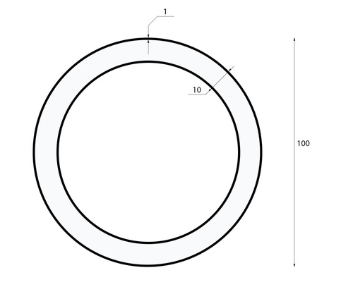 LPL-004 | Hanging LED ceiling lamp 60W | round | aluminum | CCD not blinking | Φ100x6