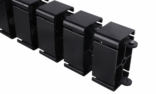 Kabelkanal vertikal | 1,3 m | schwarz | QN-1501