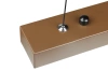 SX41-60CM-24W-BR | Moderne rechthoekige hanglamp | afstandsbediening | LED | Bruin