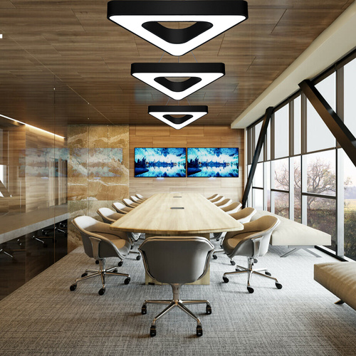 LPL-006 | Lampada da soffitto a LED 50W | triangolare | alluminio | CCD non lampeggiante | Φ80x6