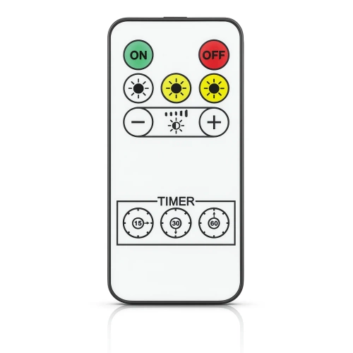 Væglampe LED med genopladeligt batteri | Trådløs væglampe | Justerbar lysfarve og lysstyrke | Magnetisk montering | Fjernbetjening med timer | WML-L50