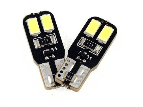 Autó LED izzó W5W T10 4 SMD 5630 CAN BUSZ KÉTOLDAL